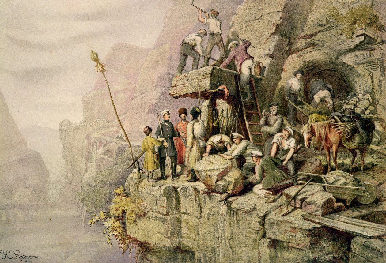محجر حجري ، 1833 بواسطة H. Kretzschmer