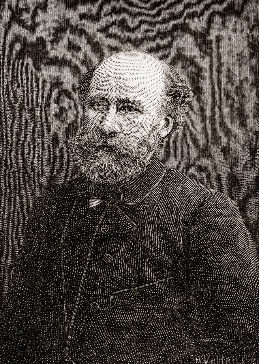 اوكتاف فوييه ، من مجلة The Century Illustrated الشهرية ، نشر عام 1884 (نقش الخشب) بواسطة H. Velten