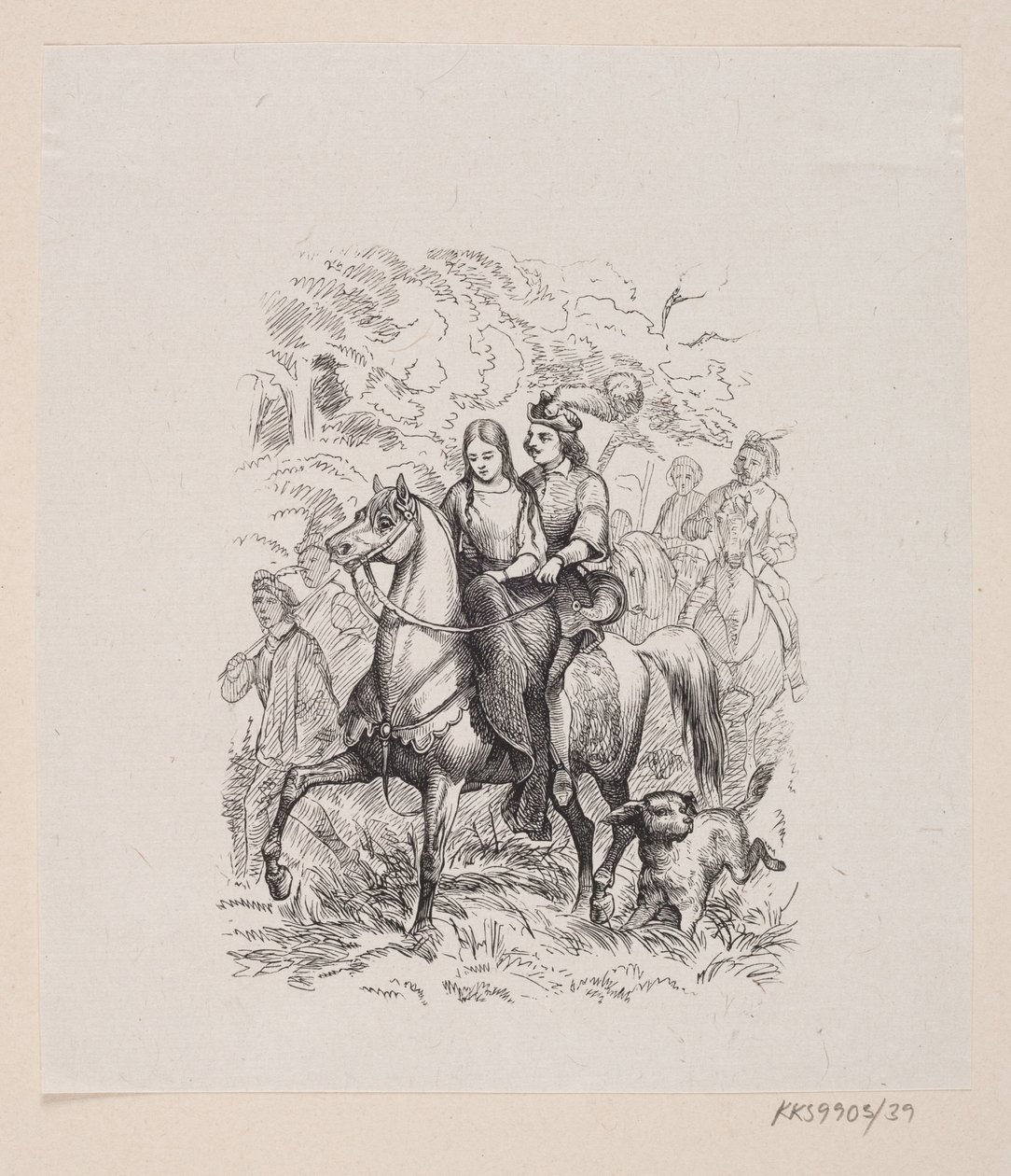 رسم توضيحي لـ "The Wild Swans" في HC Andersen ، "Fairy Tales and Stories" ، المجلد الأول بواسطة إتش بي هانسن
