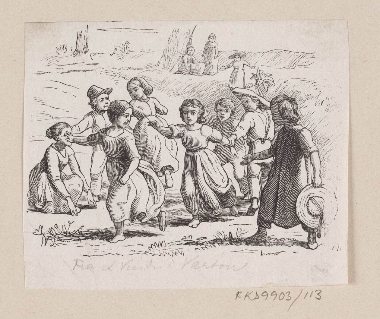 رسم توضيحي لـ "من نافذة في فارتو" في H.C. أندرسن ، "حكايات وقصص خرافية" ، المجلد 2 بواسطة إتش بي هانسن