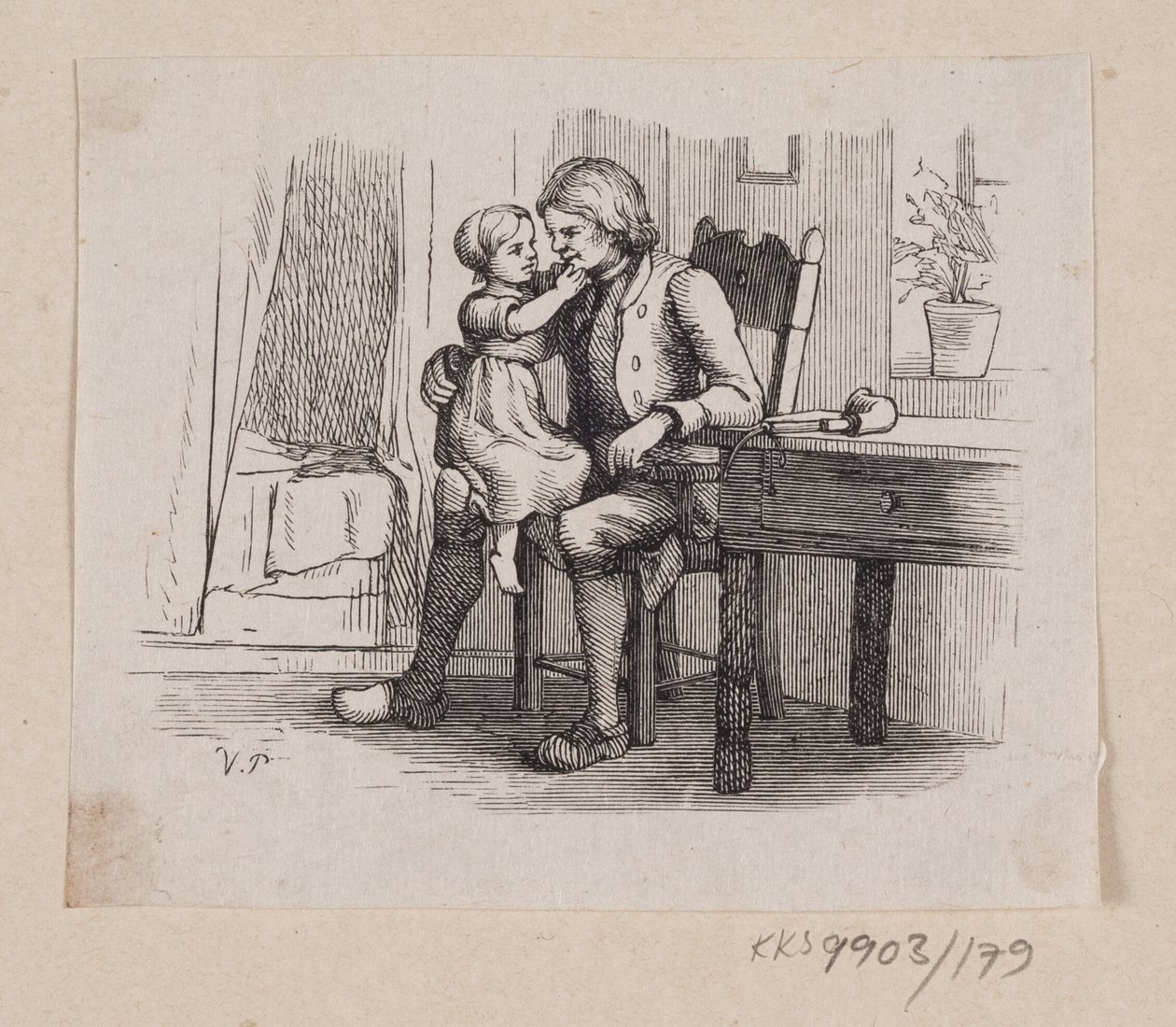 رسم توضيحي لـ "Ib and Little Christine" في HC Andersen ، "Eventyr og Histories" ، المجلد 2 بواسطة إتش بي هانسن