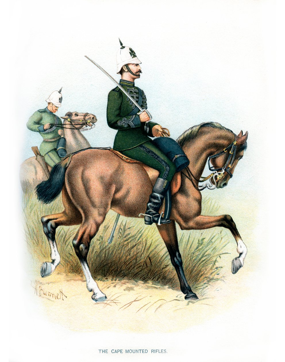 بنادق محمولة على الرأس ، c1890. بواسطة H. Bunnett