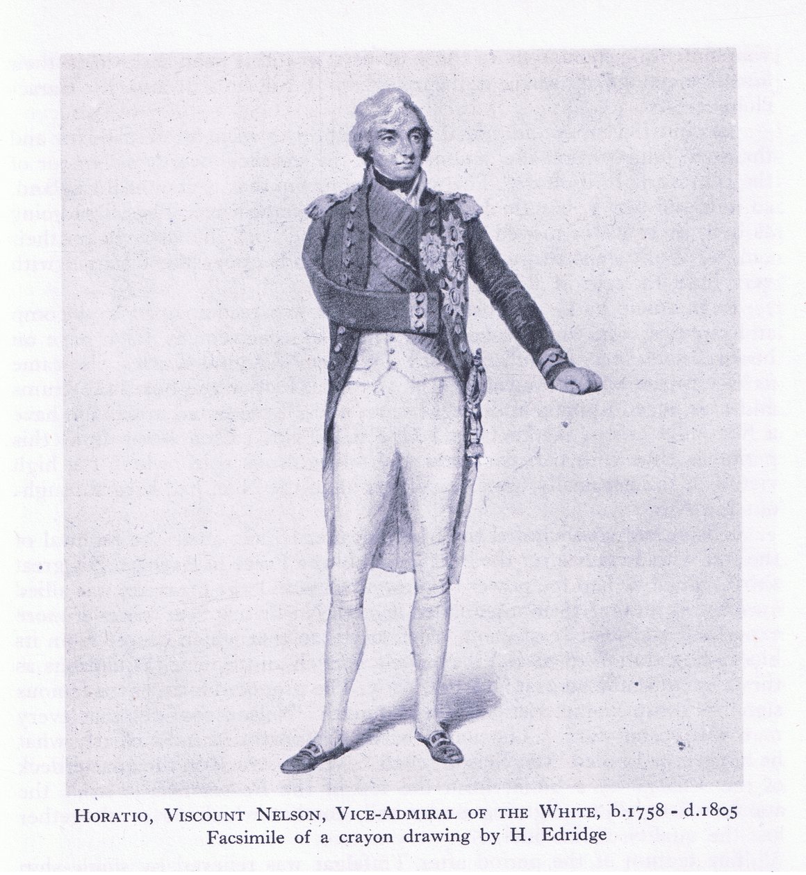 هوراشيو ، Viscount Nelson ، من British Adventure نشرته Collins بواسطة H. إلدريدج