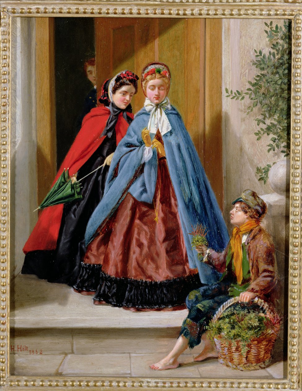 بائع الزهور ، 1862 بواسطة H. هيلت