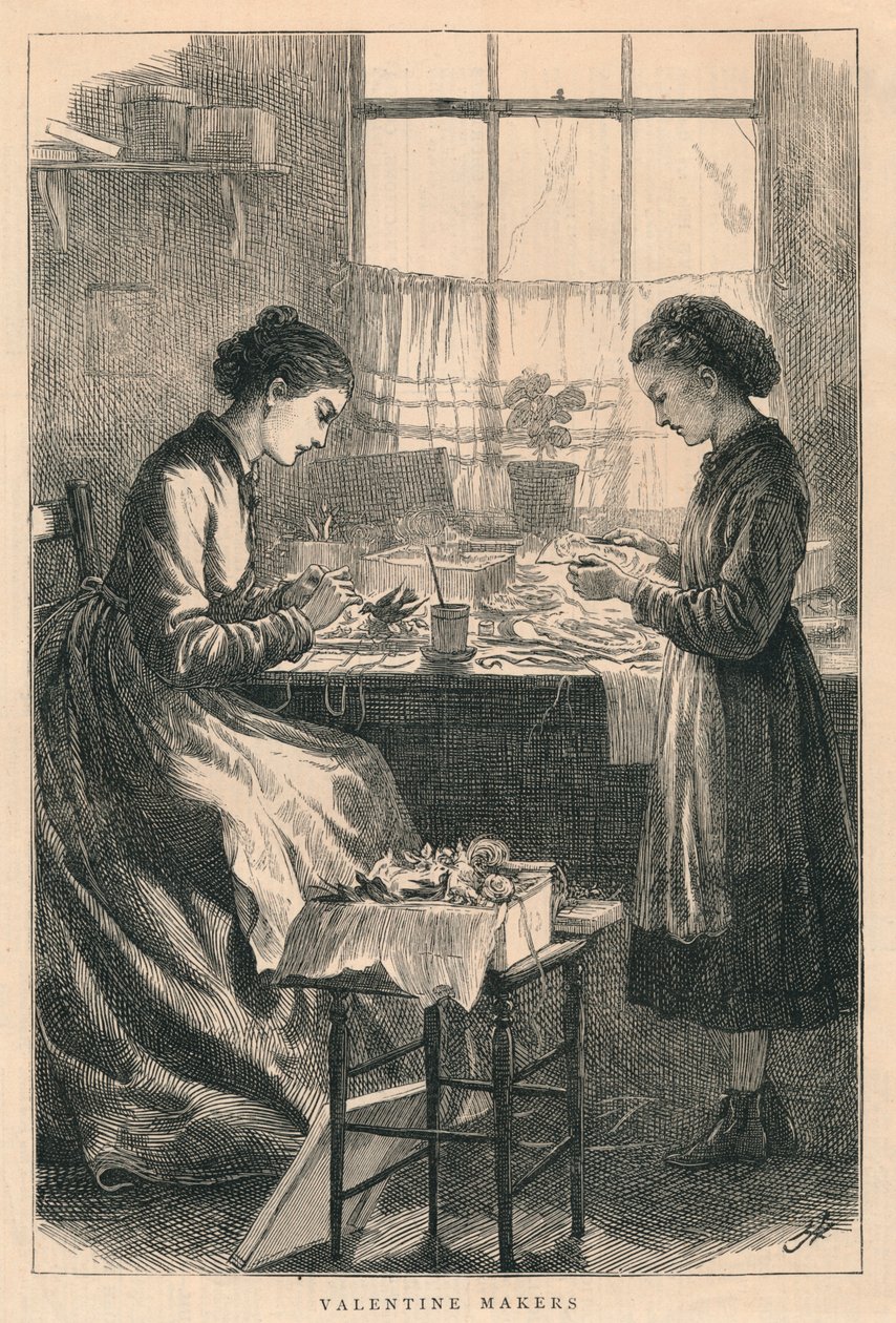 صناع الحب ، 1875. بواسطة H. جونسون