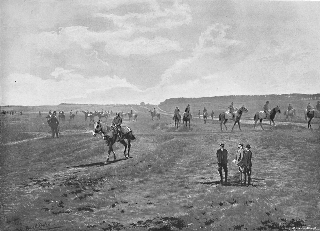 بوري هيلز ، نيوماركت ، c1896 بواسطة HR Sherborn