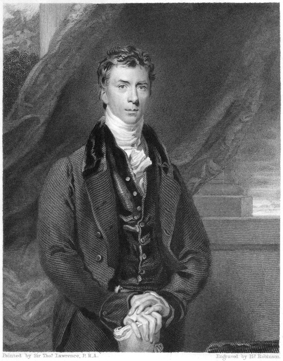 هنري بيتر بروغام ، بارون بروغهام الأول وفوكس ، المحامي والسياسي الاسكتلندي ، 1833 بواسطة H. روبنسون