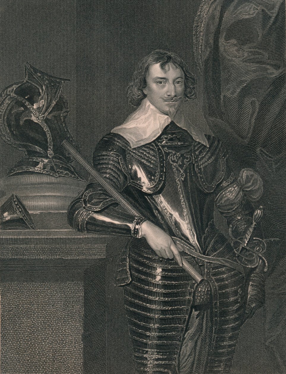 روبرت ريتش ، إيرل وارويك ، c1630s ، أوائل منتصف القرن التاسع عشر. بواسطة H. روبنسون