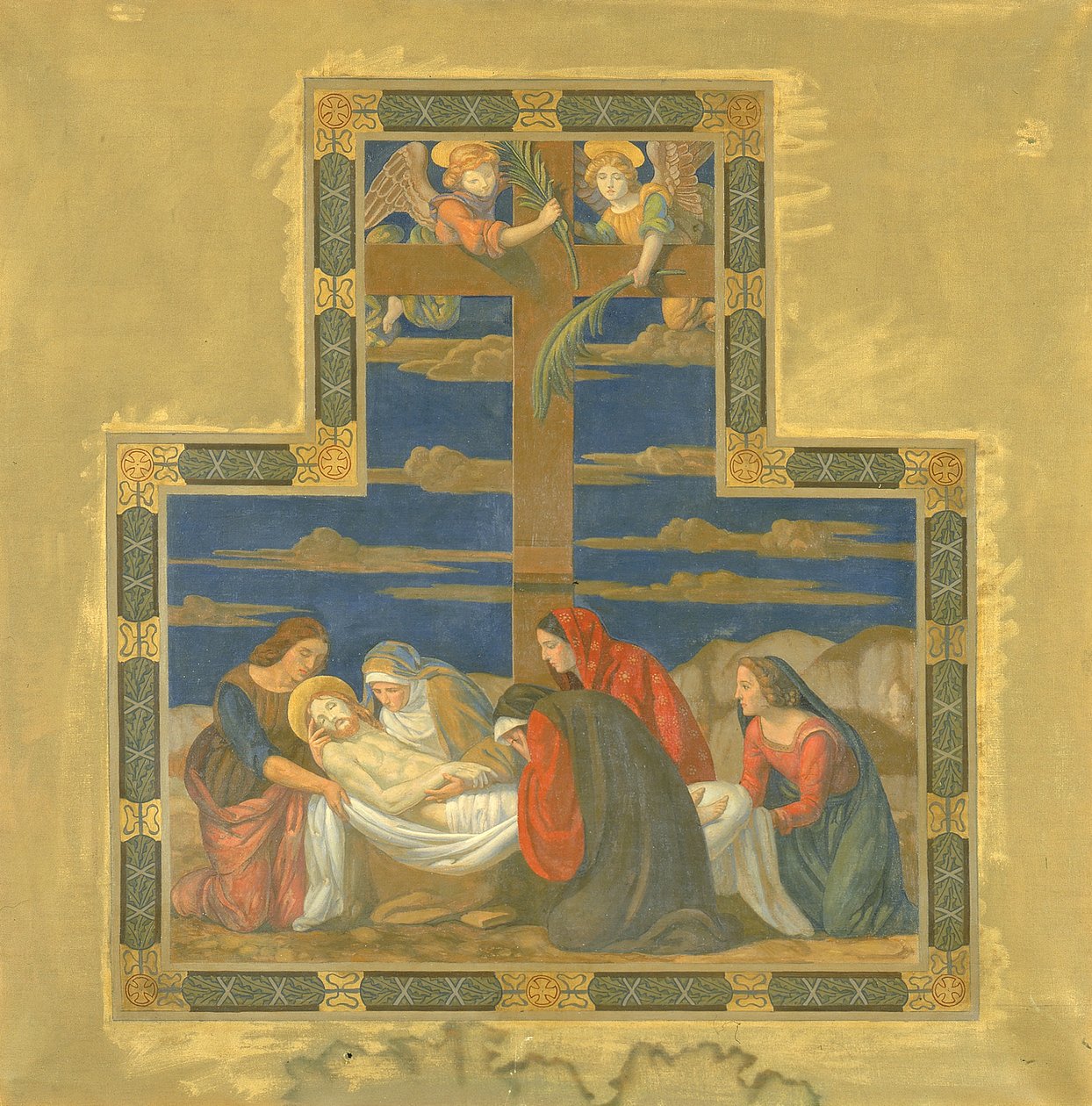 النزول عن الصليب ، 1915-1925. بواسطة H. Siddons موبراي