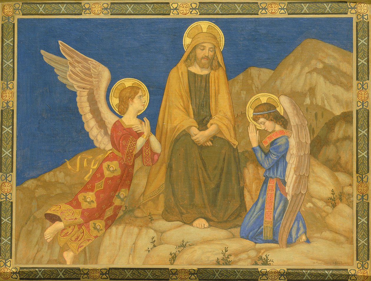 في الصحراء ، 1915-1925. بواسطة H. Siddons موبراي