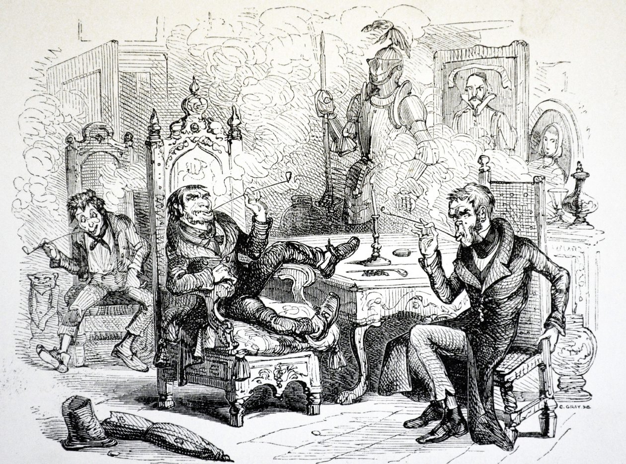 متجر الفضول القديم ، 1841 بواسطة هابلوت نايت براون