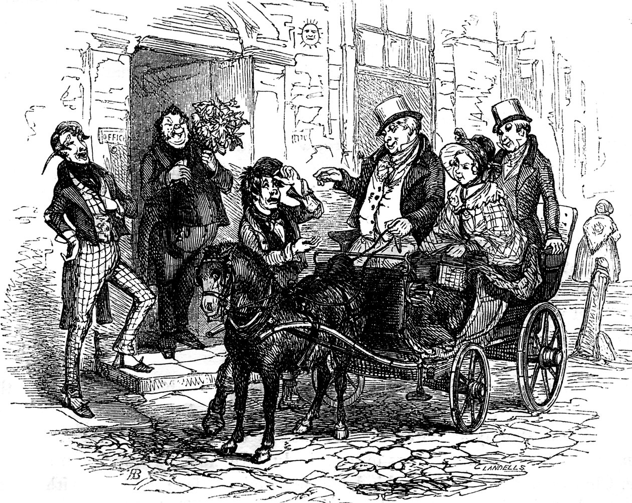متجر تشارلز ديكنز "The Old Curiosity Shop" بواسطة هابلوت نايت براون