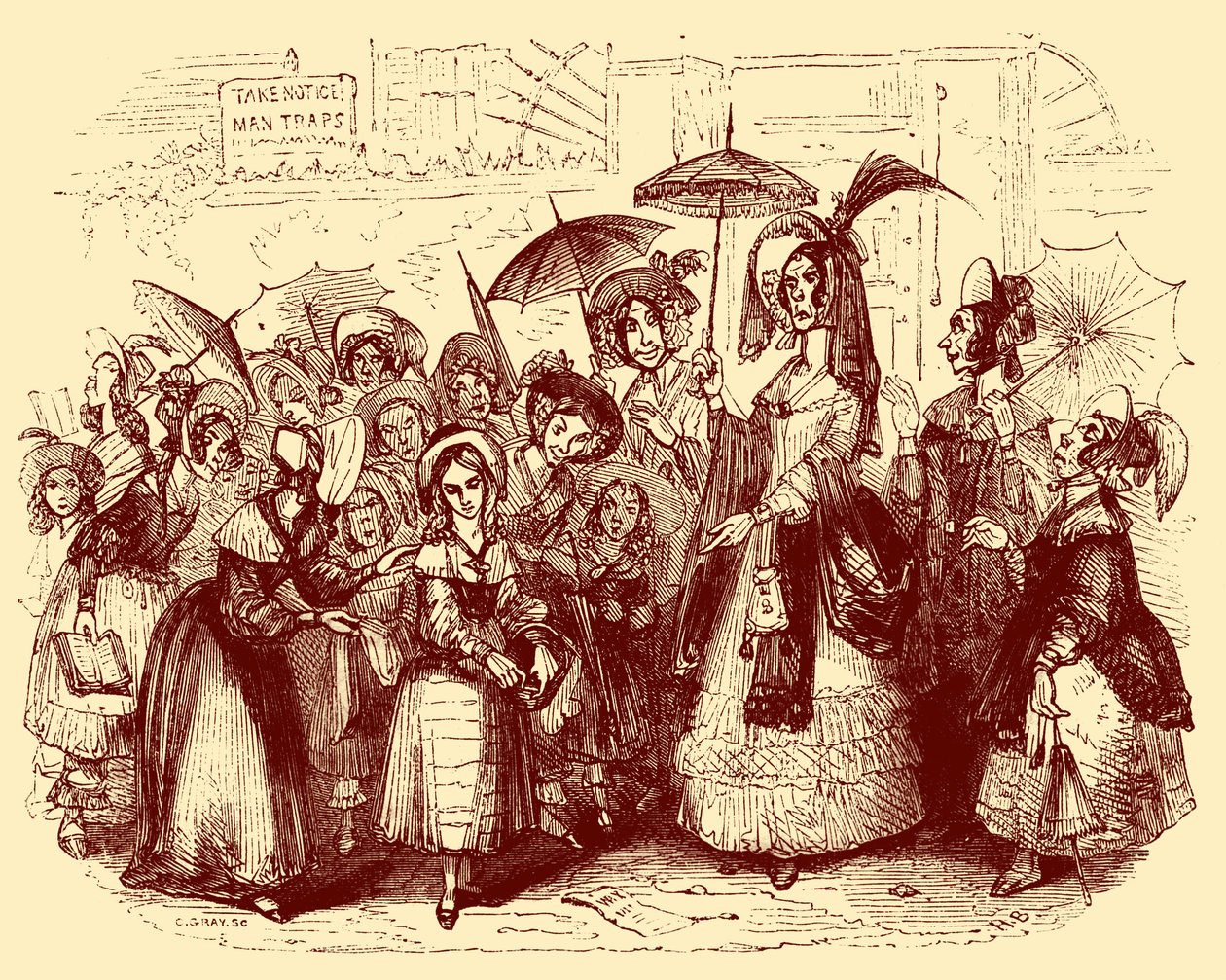متجر تشارلز ديكنز "The Old Curiosity Shop" بواسطة هابلوت نايت براون