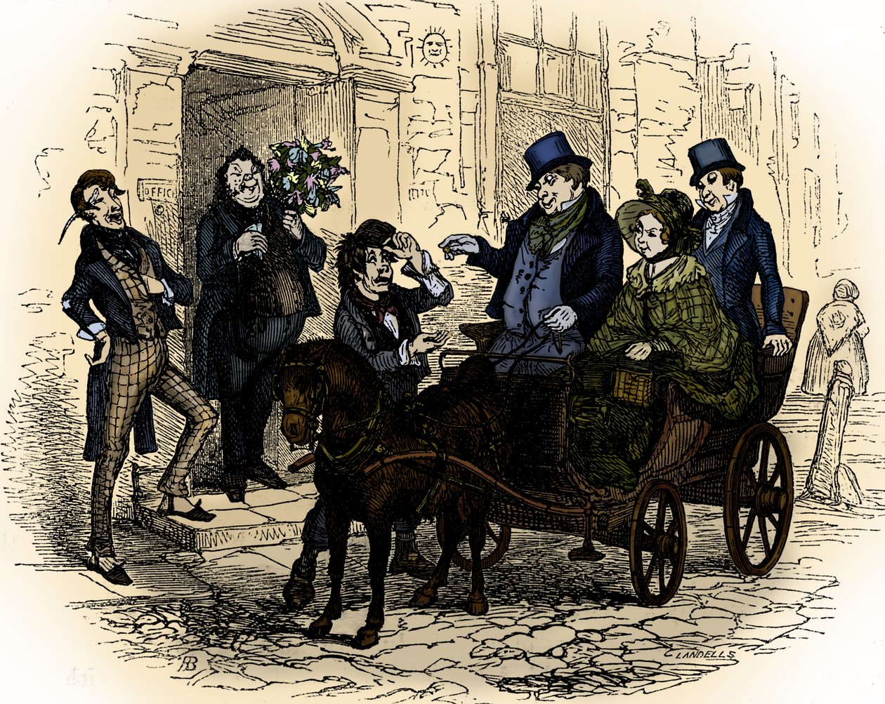متجر تشارلز ديكنز "The Old Curiosity Shop" بواسطة هابلوت نايت براون