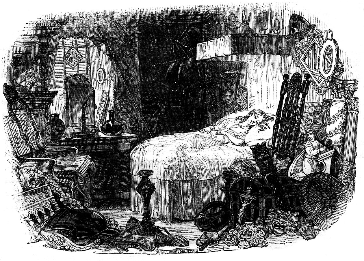 متجر تشارلز ديكنز "The Old Curiosity Shop" بواسطة هابلوت نايت براون