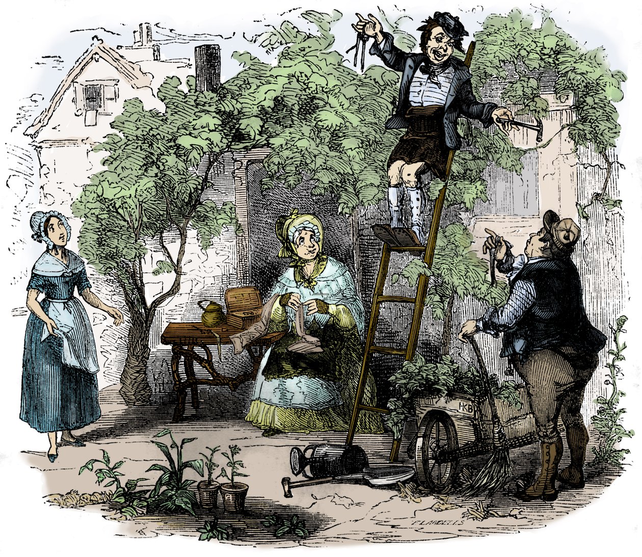 متجر تشارلز ديكنز "The Old Curiosity Shop" بواسطة هابلوت نايت براون