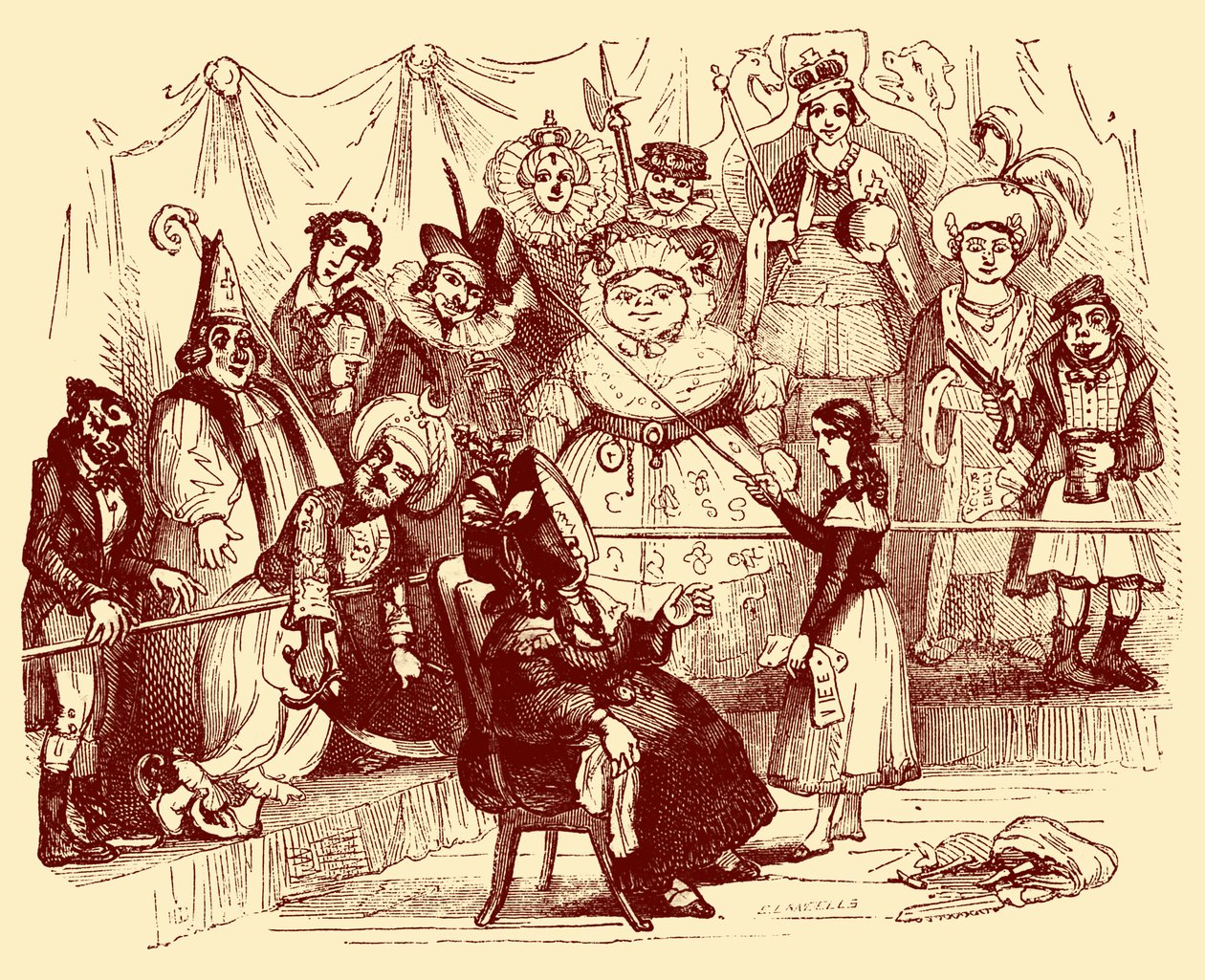 متجر تشارلز ديكنز "The Old Curiosity Shop" بواسطة هابلوت نايت براون
