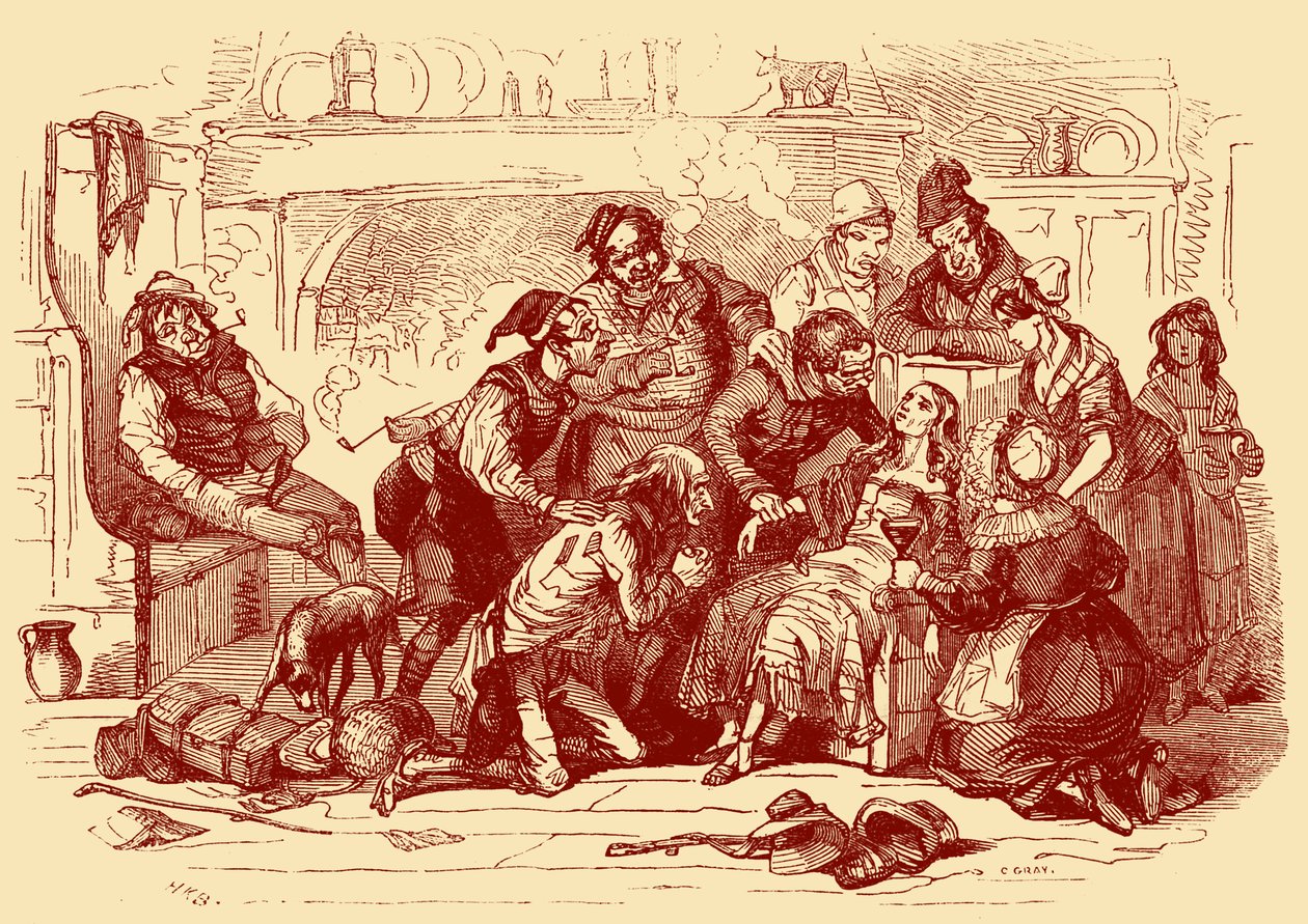 متجر تشارلز ديكنز "The Old Curiosity Shop" بواسطة هابلوت نايت براون