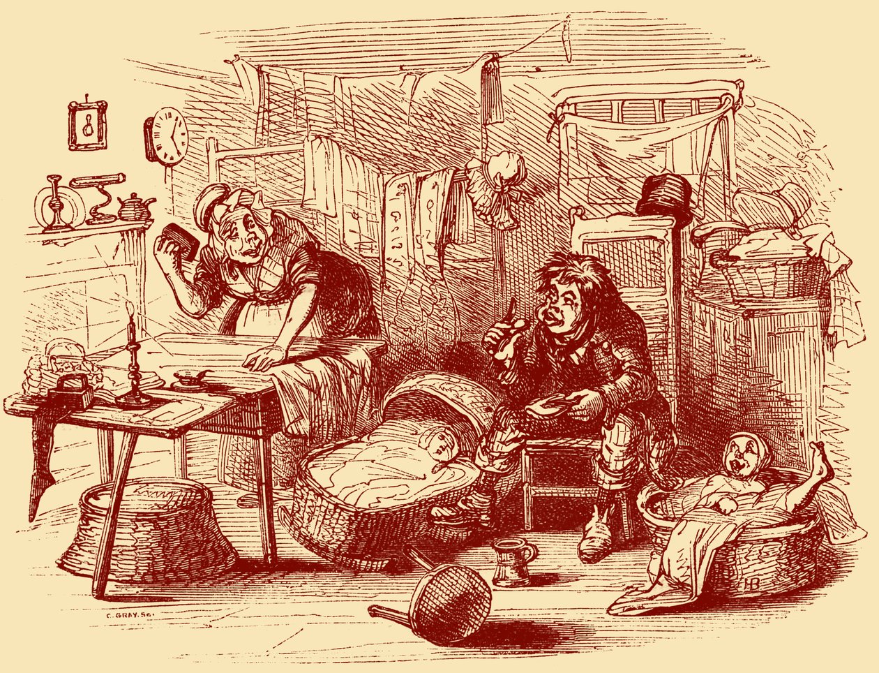 متجر تشارلز ديكنز "The Old Curiosity Shop" بواسطة هابلوت نايت براون