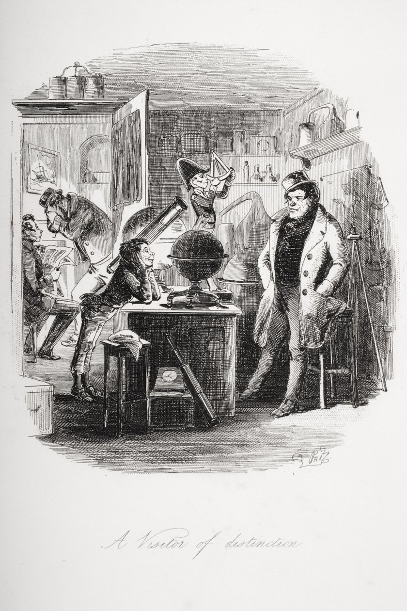 زائر التميز والتوضيح من "دومبي وابنه" تشارلز ديكنز (1812-1870) نشر لأول مرة عام 1848 (ليثو) بواسطة هابلوت نايت براون