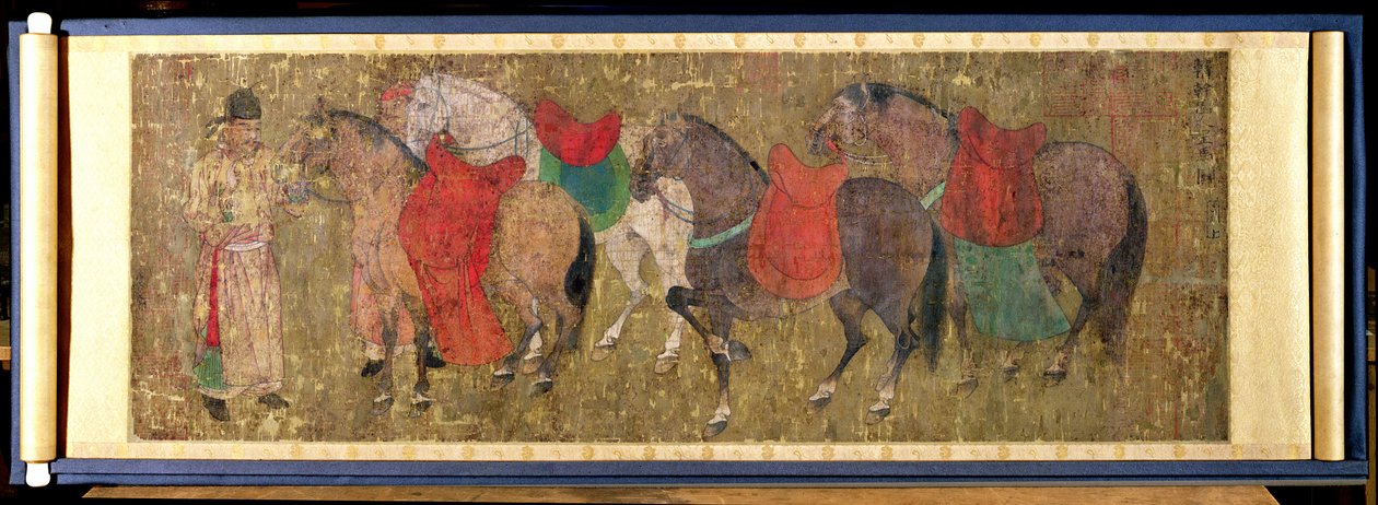 العريس مع الخيول بواسطة هان جان