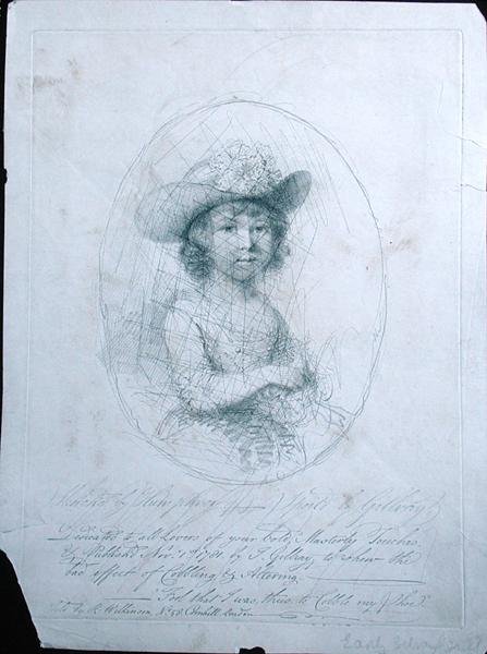 رسم ، أفسده جيمس جيلراي (1757-1815) 1781 (نقطة فضية على ورق) بواسطة هانا همفري