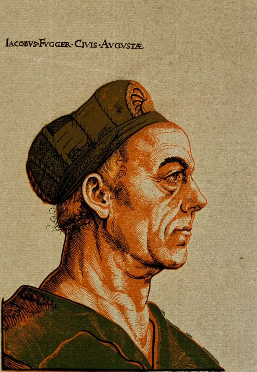 جاكوب فوجر الثاني ، 151112 (قطع خشبية chiaroscuro) بواسطة هانز برجكمير
