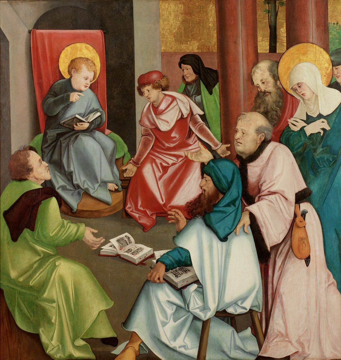 المسيح في الهيكل ، 1510 - 30 بواسطة هانز ليونارد شوفلين