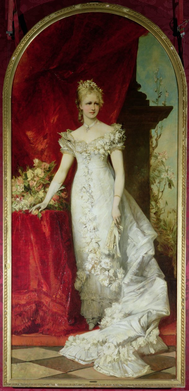 الأميرة البلجيكية ستيفاني ، رفيقة ولي العهد النمساوي رودولف (1858-1889) بواسطة هانز ماكارت