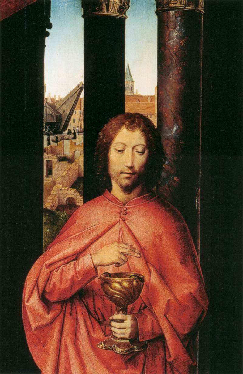 St John Altarpiece detailn بواسطة هانز مملينج