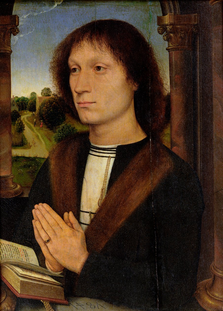 صورة بينيديتو بورتيناري (1466-1551) 1487 بواسطة هانز مملينج