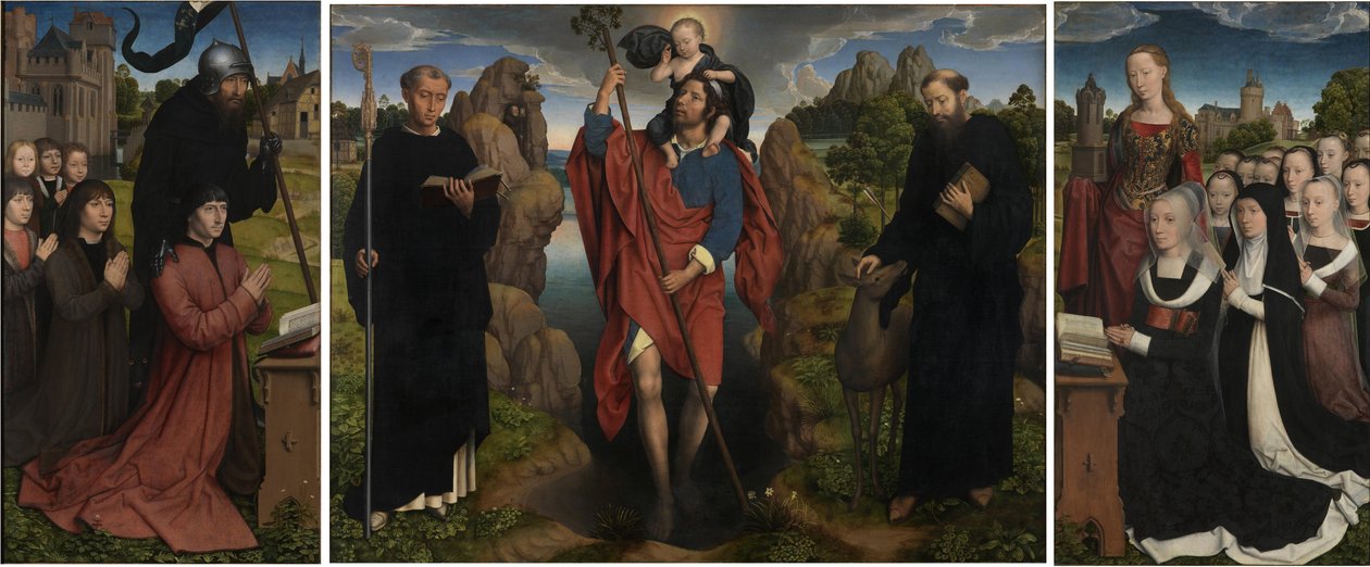 Triptychon des Willem Moreel بواسطة هانز مملينج