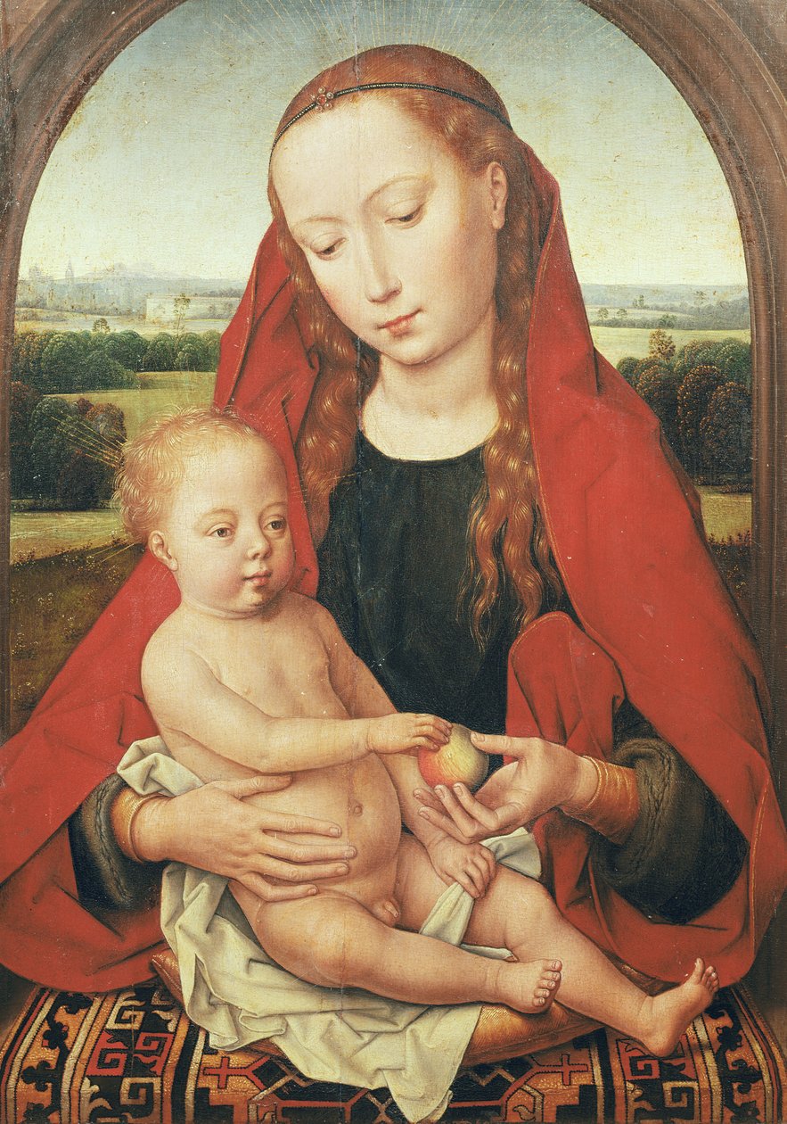 العذراء والطفل ، c.1485-90 بواسطة هانز مملينج