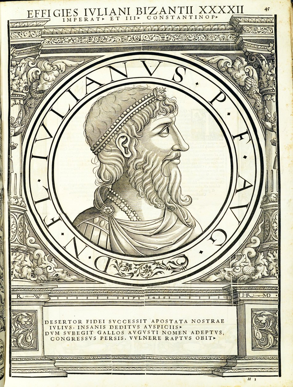 Iulanus naughty ، من القائد العام للشرق الروماني الغربي والصادق من الصور الحقيقية للعملات القديمة ، نقش رودولف ويسنباخ ، طبعها أندرياس جيسنر ، زد بواسطة هانز رودولف مانويل جيرمان