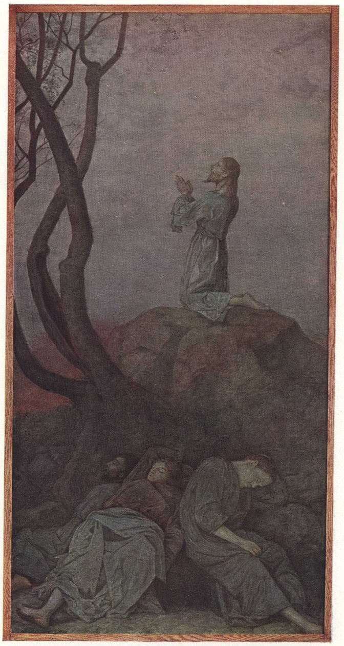 Christus am OlbergnEnglish: Christ on the Mount of Olivesn بواسطة هانز توما
