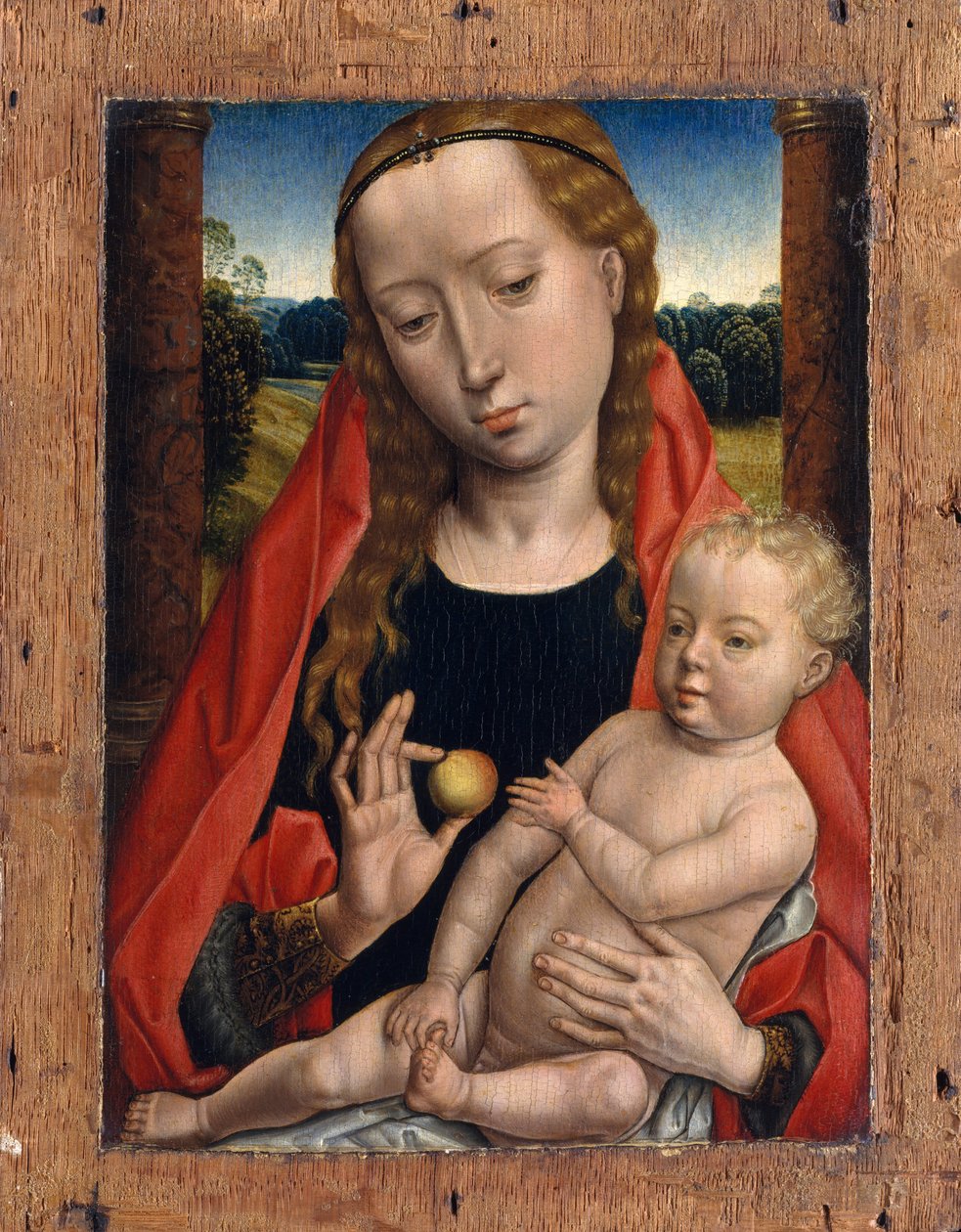 العذراء والطفل بواسطة هانز بعد Memling