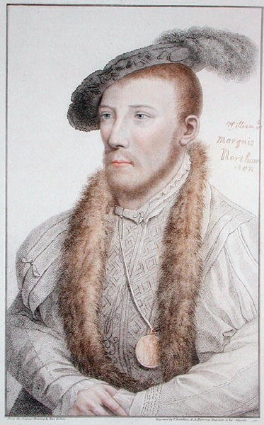 وليام بار (1513-1571) مركيز نورثهامبتون نقش بواسطة فرانشيسكو بارتولوزي 1796 (نقش) بواسطة هانز (بعد) هولبين الأصغر