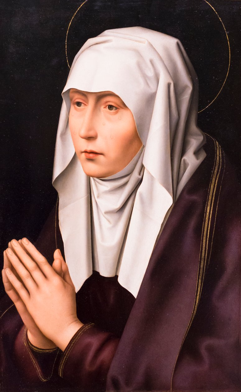 سيدة الأحزان بواسطة هانز (بعد) Memling