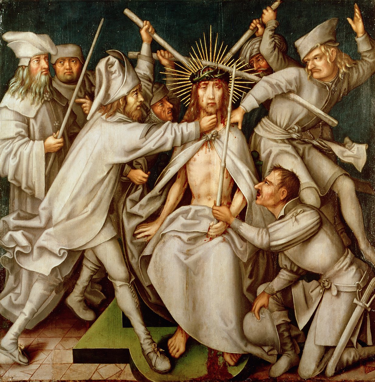 الجلد ، من المذبح من أجل Dominikanerkirche بواسطة هانز (وورشة عمل) هولبين الأكبر