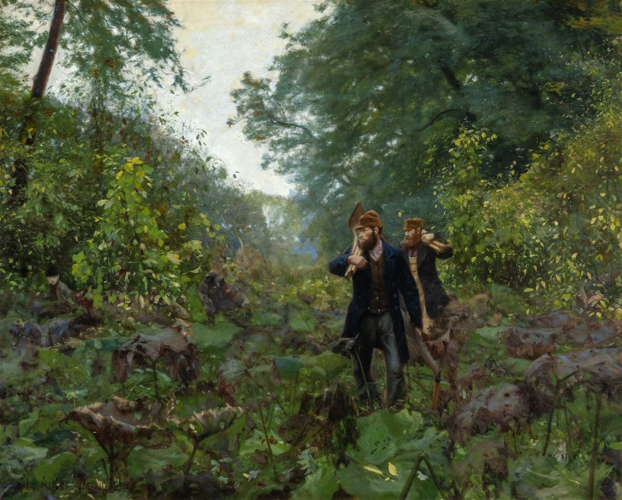 على الطرق المحرمة ، 1886. بواسطة هانز أندرسن برينديكيلد