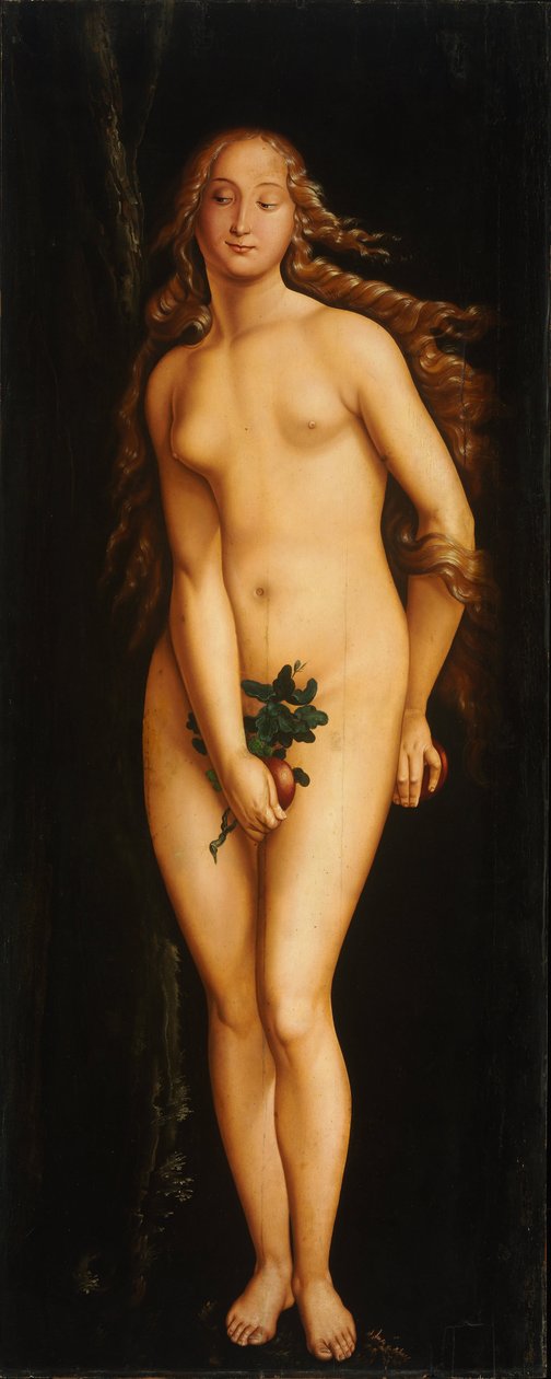 Eve - Peinture de Hans Baldung (1484-1545) - 1525-1526 - Oil on wood - 208x83,5 - Szepmuveszeti Muzeum, Budapest بواسطة هانز بالدونج جرين