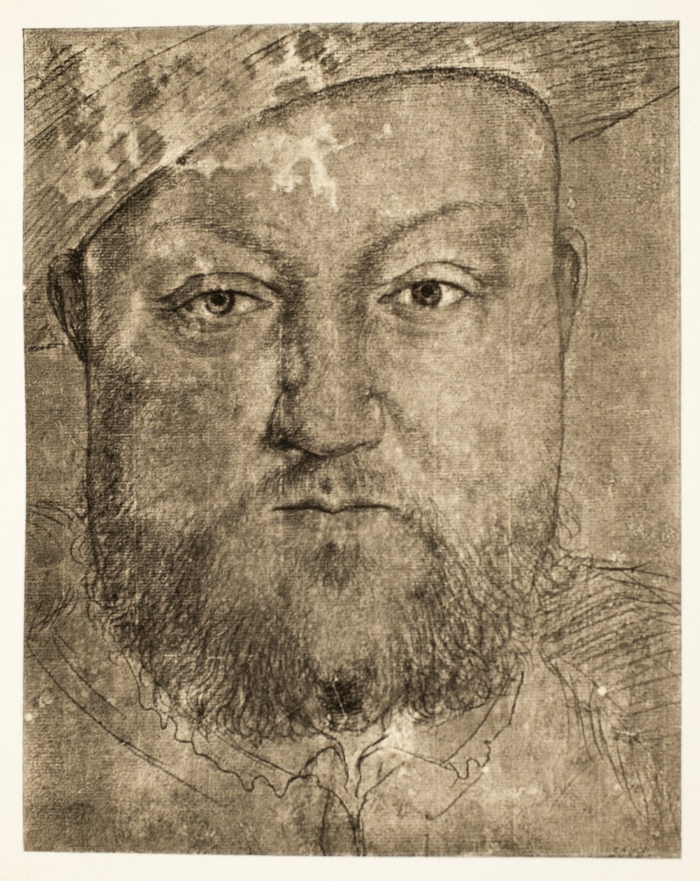 رسم هنري الثامن للطباشير ، 1540 ، حانة. 1902 (نموذج مصغر) بواسطة هانز هولبين الأصغر