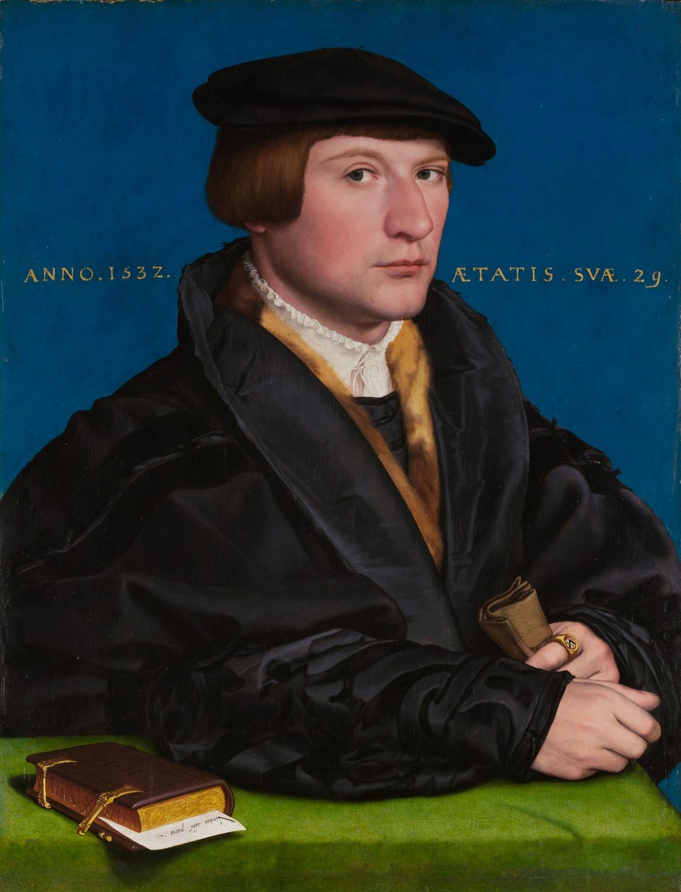 Hermann von Wedigh III (توفي 1560) ، 1532 (زيت وذهب على خشب البلوط) بواسطة هانز هولبين الأصغر