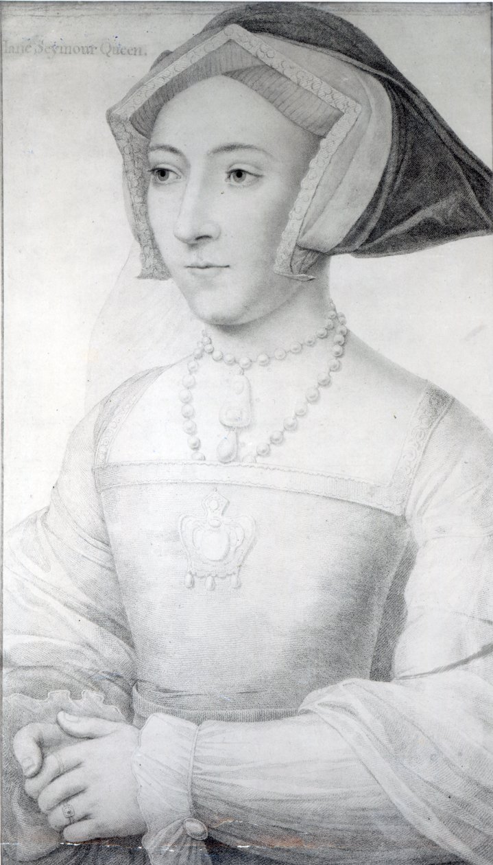 جين سيمور ، c.1536 (الطباشير والقلم والحبر) بواسطة هانز هولبين الأصغر