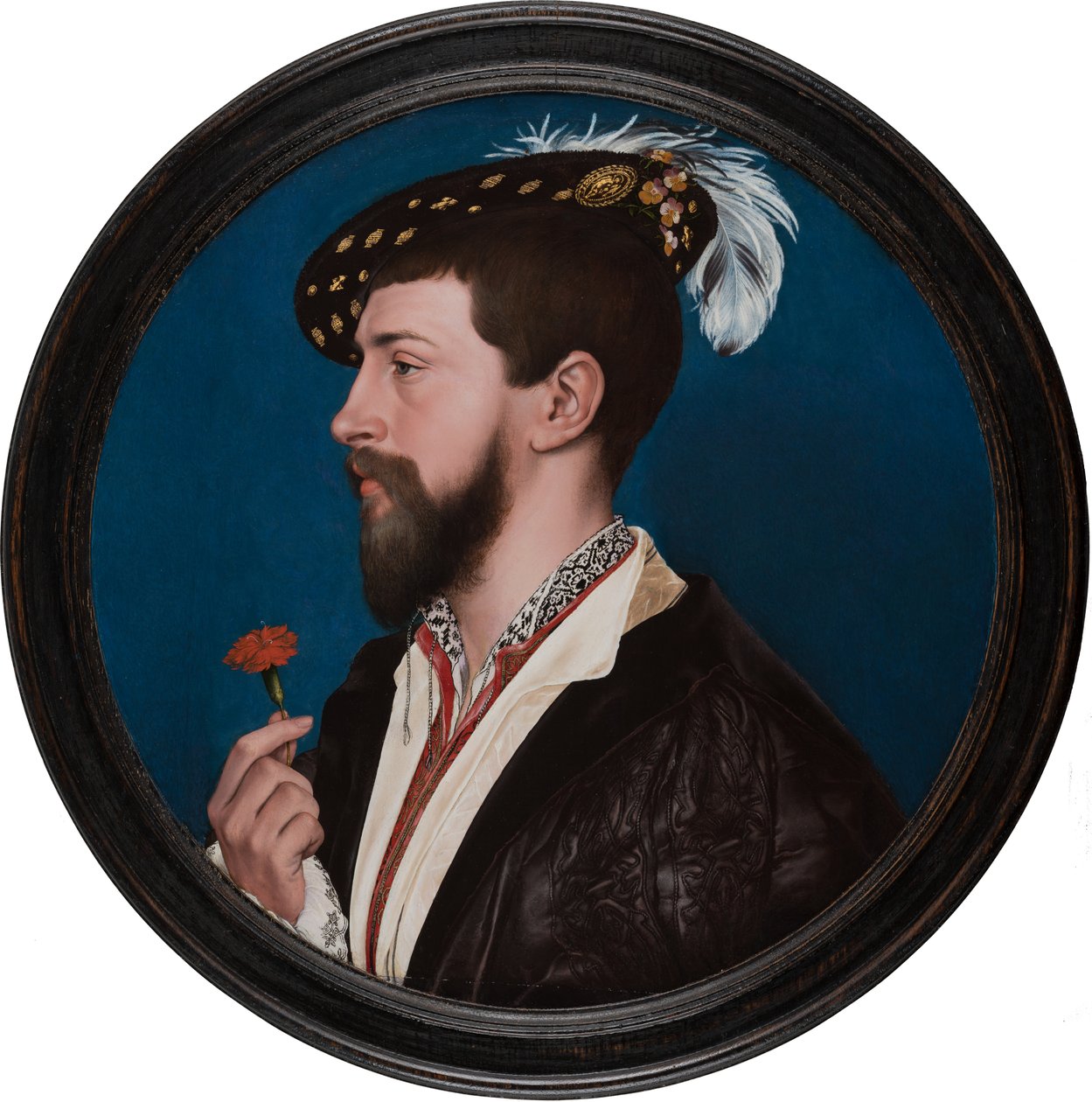 بورتريه لسيمون جورج من كورنوال، حوالي 1535-40 (وسائط مختلطة على خشب البلوط) بواسطة هانز هولبين الأكبر