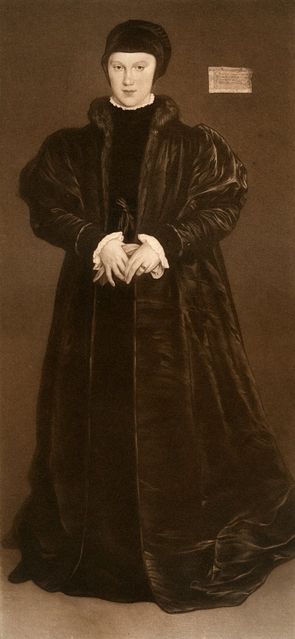 كريستينا من الدنمارك ، دوقة ميلان ، 1538 ، 1902 بواسطة هانز هولبين الأصغر