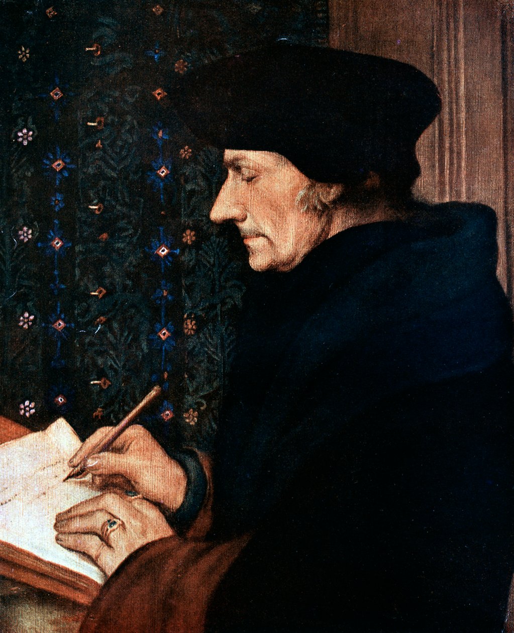 Desiderus Erasmus 1497-1543 ، عالم إنساني هولندي وباحث ، 1523. بواسطة هانز هولبين الأصغر