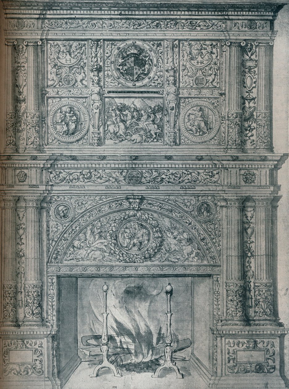 رسم قطعة المدخنة ، c1537 بواسطة هانز هولبين الأصغر