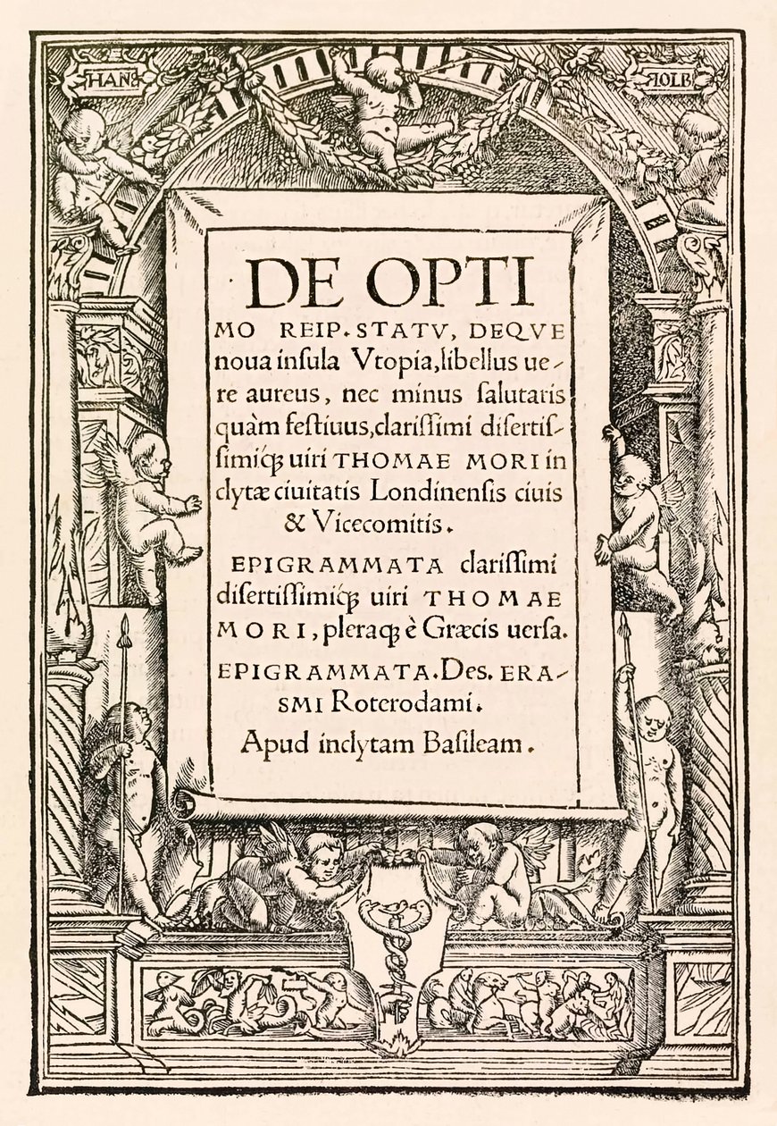 Title page from the 1518 Basel third edition of 