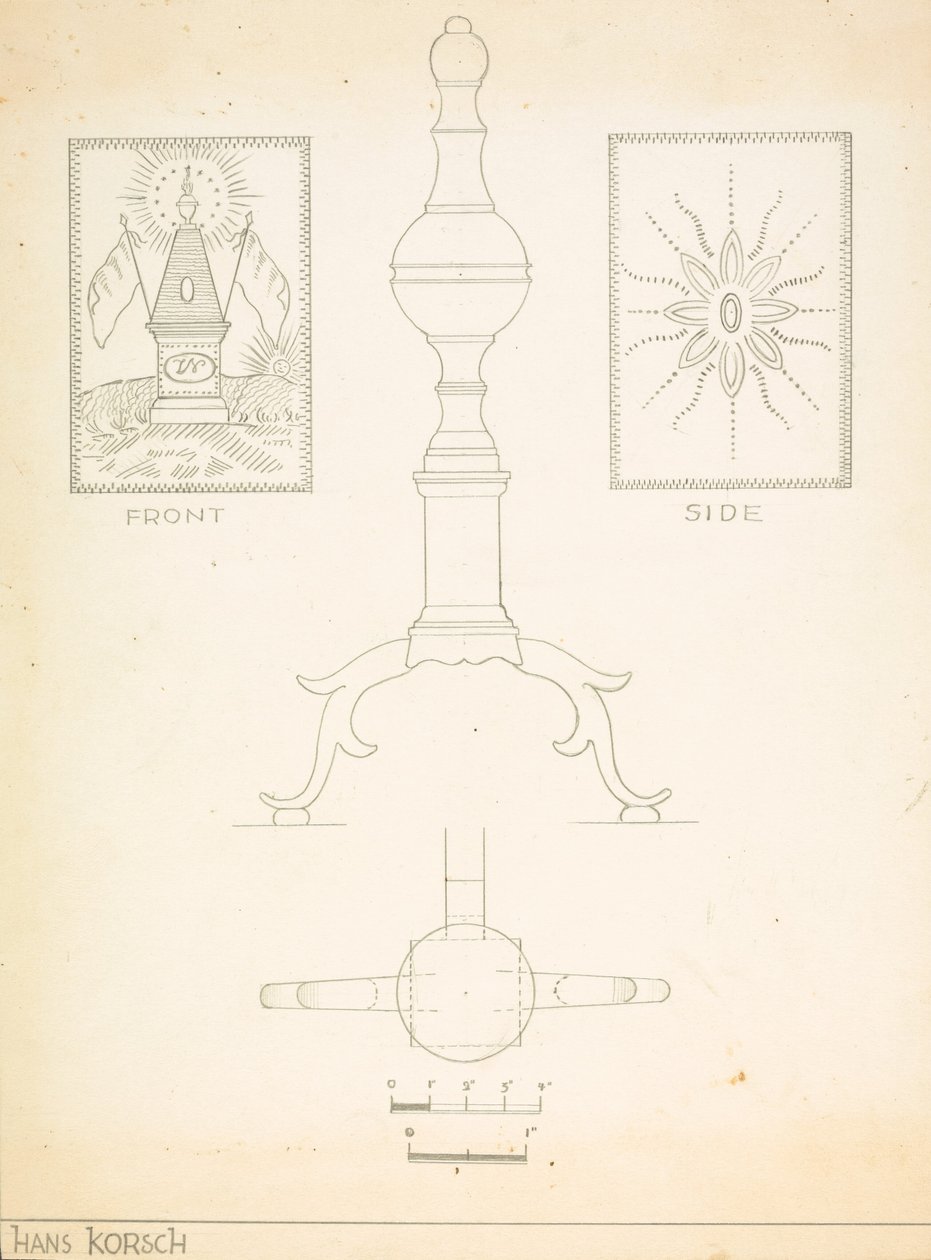 Andiron (زوج واحد) بواسطة هانز كورش